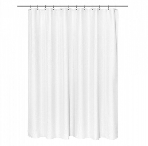 Шторка для ванной 200х200 Carnation Home Fashions Grace Jacquard White FSC20-HX71/21