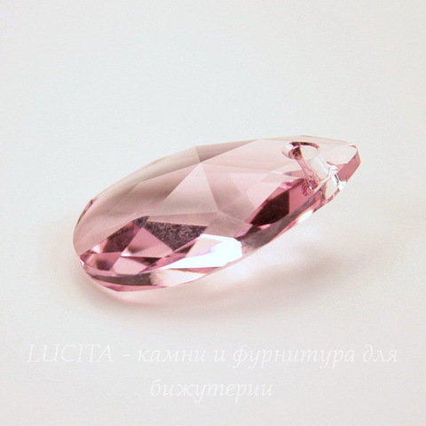 6106 Подвеска Сваровски Капля Light Rose (22 мм)