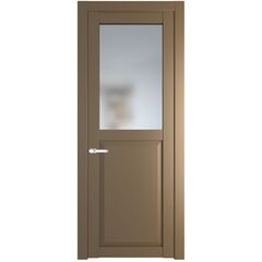Межкомнатная дверь эмаль Profil Doors 2.6.2PD перламутр золото остеклённая
