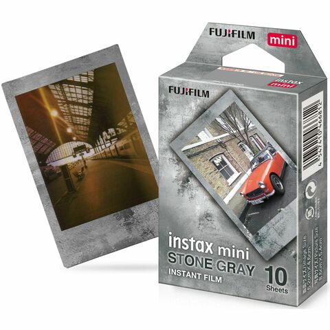 Fotoaparat lenti \ Картридж Fujifilm Instax Film mini stone gray, 10 lent