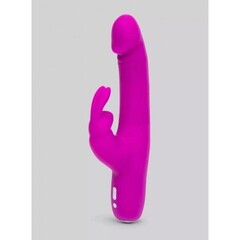 Вибратор Happy Rabbit Slimline Realistic перезаряжаемый, фиолетовый