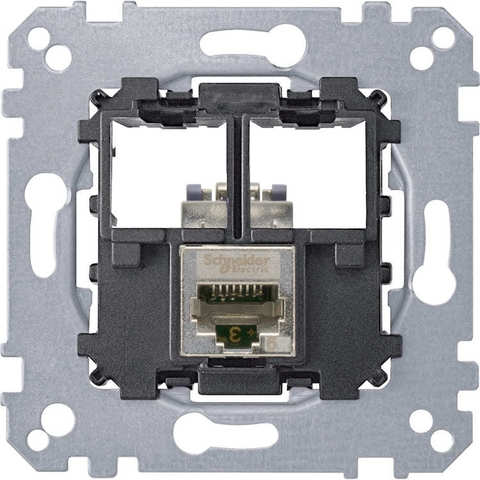 Механизм компьютерной розетки 1xRJ45 кат. 6 STP. Merten. MTN4576-0021