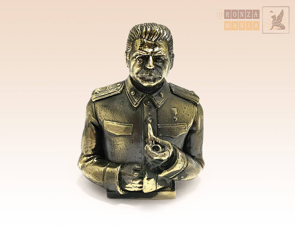 фигурка бюст Иосиф Сталин с трубкой