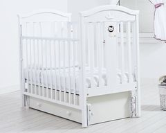 Кровать детская К-2002-29м "Даниэль" маятник универсальный (белый)