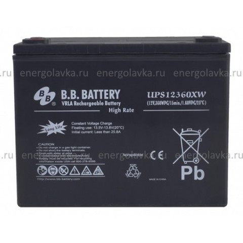 Аккумулятор BB Battery UPS 12360XW