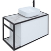 Aquanet 261651 Тумба Nova Lite LOFT 90 R цв. бел. глянец (261651)