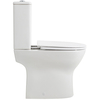 Унитаз-компакт безободковый с сиденьем дюропласт BelBagno LOUNGE BB045CPR/SC