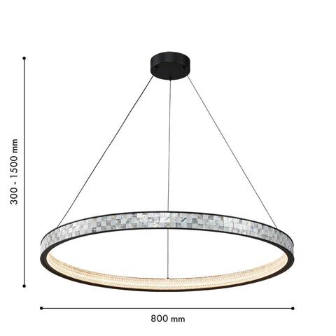 Подвесная светодиодная люстра Favourite Shelty 4704-8P