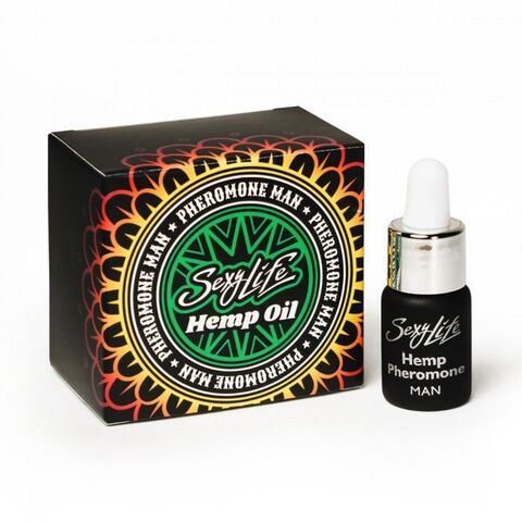 Ароматическое масло с феромонами Sexy Life HEMPOIL man - 5 мл. - Парфюм престиж М Духи и спреи с феромонами Sexy Life Sexy Life HEMPOIL man