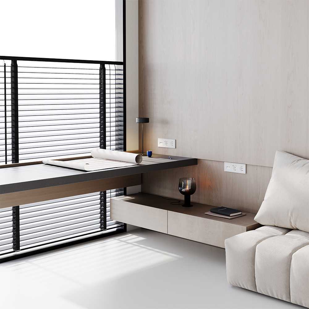 Розетка компьютерная встраиваемая Voltum S70 двойная RJ45+RJ45 кат.6, (белый матовый) VLS060202