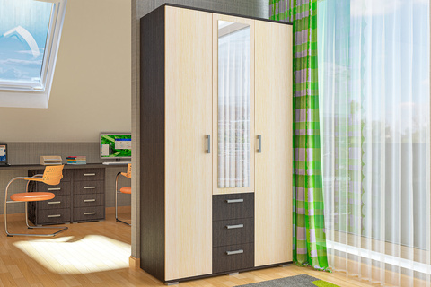 Шкаф 3-х дверный Шон-12