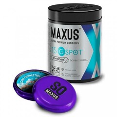 Презервативы гладкие, двойная спираль MAXUS G Spot 15 шт