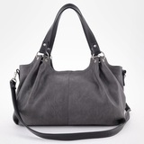 Сумка Саломея 304 македония серый + черный