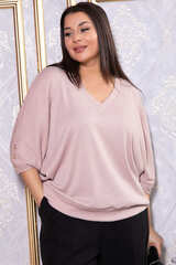 Блуза Вэнсдей (пудровая) Б14822-4М LT Collection