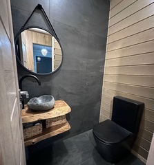 Подвесная тумба с раковиной