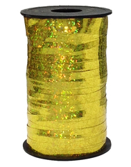 Лента голография (0,5см*250м) Светлое золото