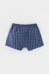 трусы/ уп  для мальчика  К 1930-2уп/ультрамарин,пыльно-голуб.джинс,клетка