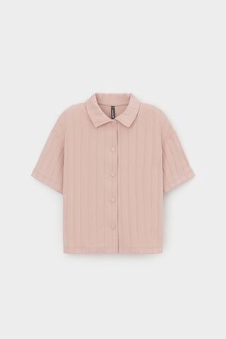 рубашка  для девочки  КР 302718-1/дымчатая роза к557