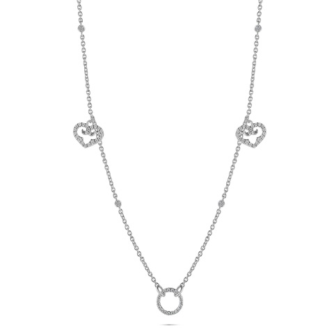 Подвеска Сердце Мини Дуэт Родий25