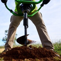 Землебур аккумуляторный Greenworks GC-AUGER 82V, без АКБ и ЗУ