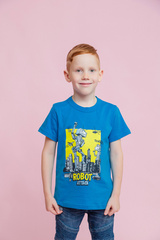 028_БК24 Футболка кор.рукав д/м, синий