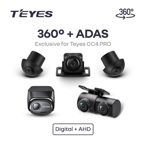 Камеры кругового обзора Teyes 360+ADAS для CC4 Pro