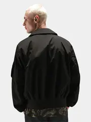 Бомбер Alpha Industries CWU 36/P Relaxed Patched Black (Черные)