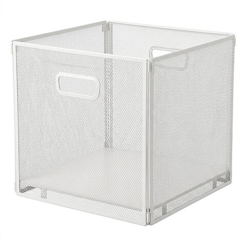 Корзина декоративная "Сomfort", 33х33х32, белый, сталь