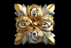 Силиконовый молд Накладка № 0624