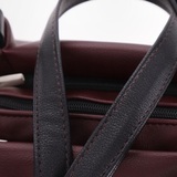 Сумка Саломея 607 наппа бордо + черный