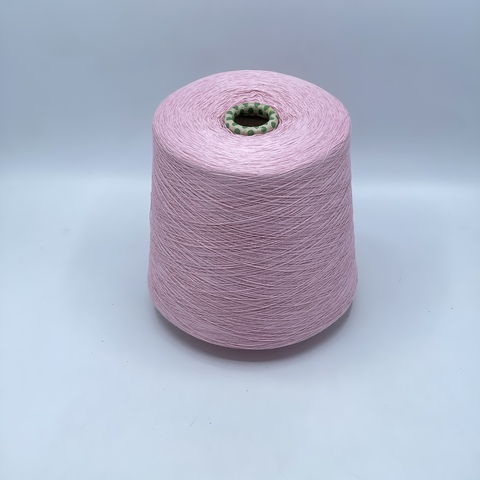 Бобинная пряжа,Cotton combed, 1693м. 100%Хлопок, Розовый(777), 39333
