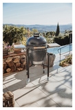 Гриль керамический Monolith Grill ONE.55 (Classic), черный на колесиках с боковыми столиками