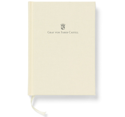 Книжка записная Graf von Faber-Castell в льняном переплете A6 Chamois