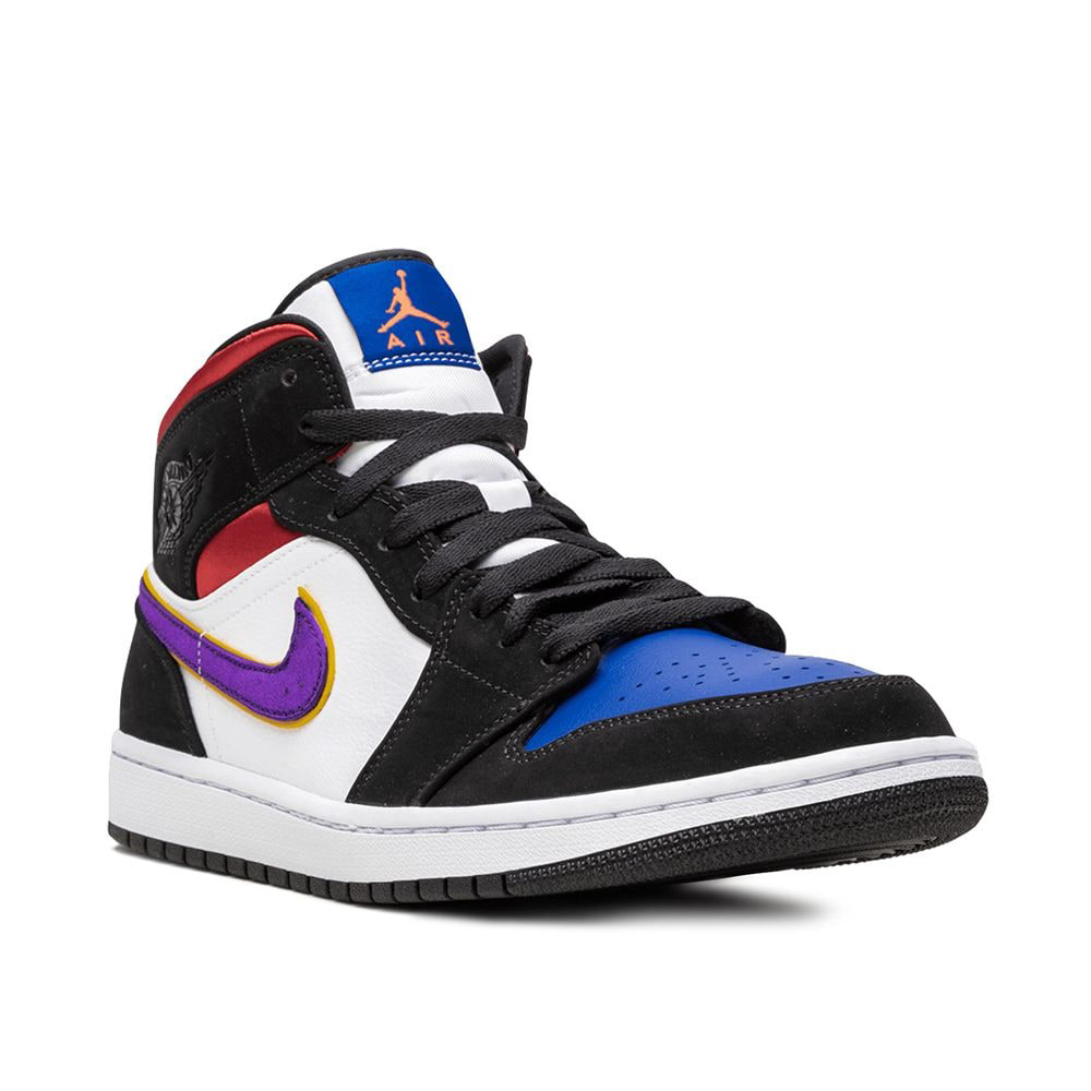 Nike Air Jordan 1 Mid Black/White/Purple