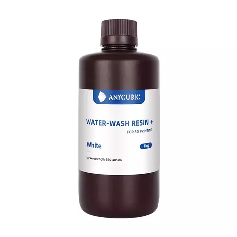 Фотополимер Anycubic Water-Wash Resin, белый (1 кг)