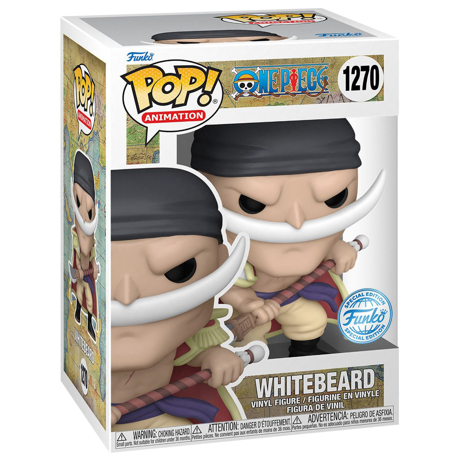 Фигурка Funko POP! Animation One Piece Whitebeard w/Chase (Exc) (1270)  62683 - купить по выгодной цене | Funko POP Shop