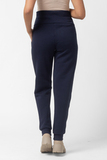 Утепленные спортивные брюки для беременных 14134 темно-синий