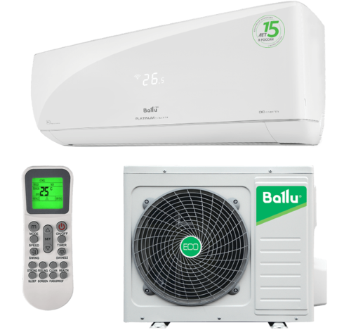 Сплит-система инверторного типа Ballu BSUI-12HN8_V4 Platinum Evolution DC