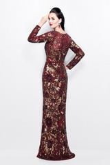 Afrodita 9788 платье расшито пайетками по всей длине, рукава длинные, длинна платья в пол