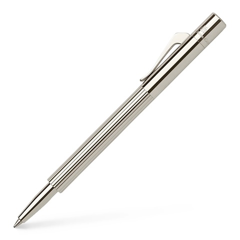 Ручка шариковая Graf von Faber-Castell Pocket Platimun, MBlack (148010)