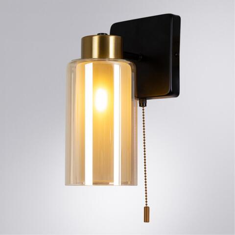 Настенный светильник Arte Lamp LEO A7027AP-1BK