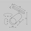 Трековый светильник Maytoni Focus led TR032-2-20W2.7K-M-B