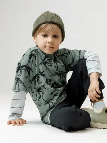 фуфайка  для мальчика  КР 302852/хаки 5107 Н029 к612