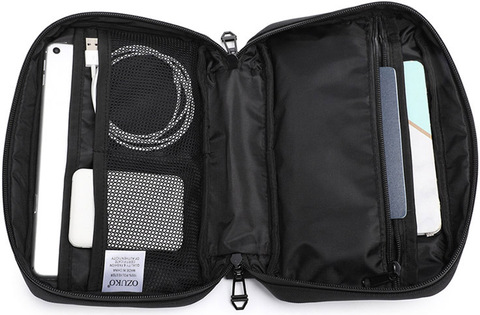 Картинка сумка для документов Ozuko 9673 Black - 6