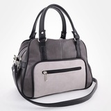 Сумка Саломея 950 мульти итальянский серо-черный