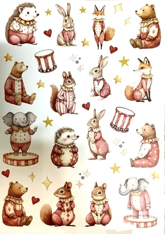 Пленочный трансфер №0638  для светлых поверхностей А4