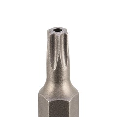 Бита T30H х25мм TORX TR (с отверстием) S2 1шт SGS 6325-TT30