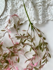 Ампельное растение, свисающая искусственная зелень, пепельно-розово-оливковый окрас, 105 см, набор 3 ветки