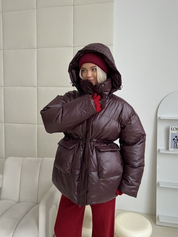 Пуховик Prime шоколадный