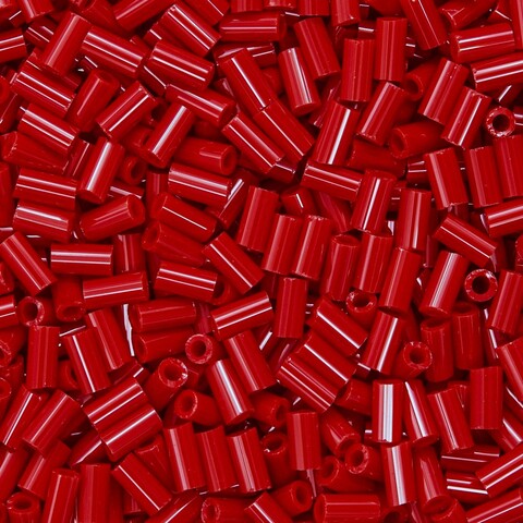 Японский бисер TOHO Bugle (стеклярус) 3mm (№45), непрозрачный глянцевый